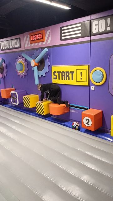 Кид ленд семейный парк развлечений в Тамбове #полоса препятствий