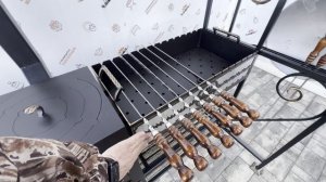 Мангал 0016 с доп мойкой