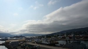Заход в порт Акурейри
