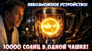 10 000 солнц в чашке «Невозможное» устройство, в которое никто не верит!
