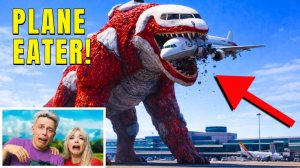 Мой дрон снял САМОЛЁТ-ПОЖИРАТЕЛЬ и WATCH TOWER в реальной жизни!