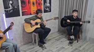 Утренний рассвет КиШ - соло-мелодия припева