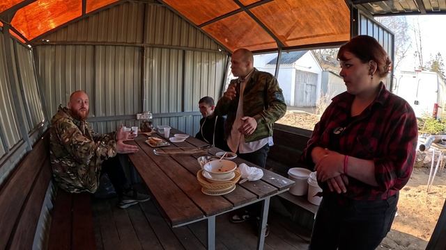 Часть 2. Дегустация шашлыка. Паническая атака, два Терминатора, секретный ингридиент,страшный нож'