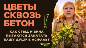 Цветы сквозь бетон | Как Стыд и Вина пытаются закатать вашу душу в асфальт | Надежда Герасимова