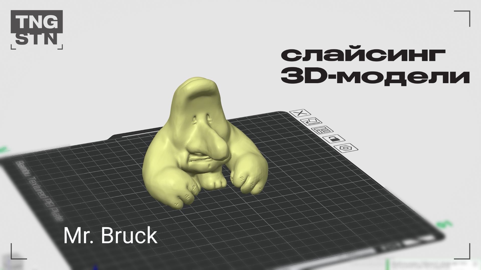 Слайсинг 3D модели_MrBruck | Процесс P001
