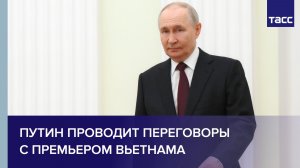 Путин проводит переговоры с премьером Вьетнама