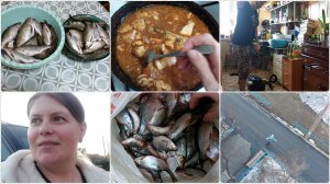 ПЕРВЫЙ РАЗ ЧИЩУ РЫБУ | МОТИВАЦИЯ НА УБОРКУ НЕ БОЛЬШУЮ | ГОТОВЛЮ УЖИН | МНОГО РЫБЫ