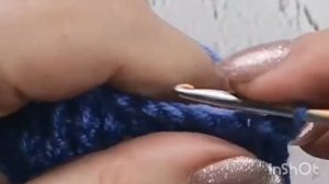 Как вязать столбики с накидом в раскол