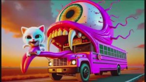 КТО СИЛЬНЕЕ? 🚌💥 ШКОЛЬНЫЙ АВТОБУС ПРОТИВ ЛУНЫ-МОНСТРА И САМОЛЕТА-МУТАНТА! Мультик для детей 🏆