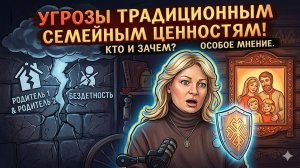Угрозы традиционным семейным ценностям! #россия #важное #русскаяобщина