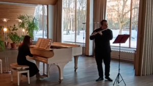 Ф. Пуленк "Соната для флейты и фортепиано", исполняют Семён Ищенко и Ольга Рыжкова