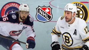 ХОККЕЙ ЧЕМПИОНАТ НХЛ.  КОЛАМБУС - БОСТОН.  ТЕКСТОВАЯ ОНЛАЙН ТРАНСЛЯЦИЯ