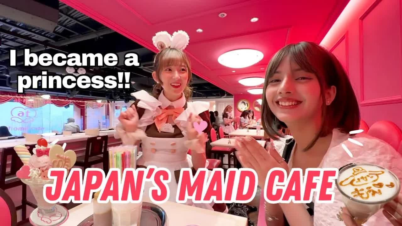 You Can Be A Master!? Visiting Maid Cafe In Japan! 💗😳