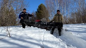 На буране разорвалась гусеница.