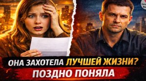 Она захотела лучшей жизни: урок, который не забудет