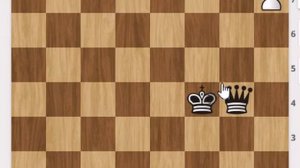 Как хитро выиграть ферзем против пешки, которой 1 ход до ферзя