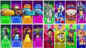 Команда Тачек против Команды Марвел, Щенячьего Патруля и Лучших Друзей — Музыкальная Битва