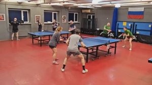 III ф. Далида/Кузнецова (943) - Ревука/Сидоренко (661) настольный теннис 22.03 Парный МИКСТ турнир