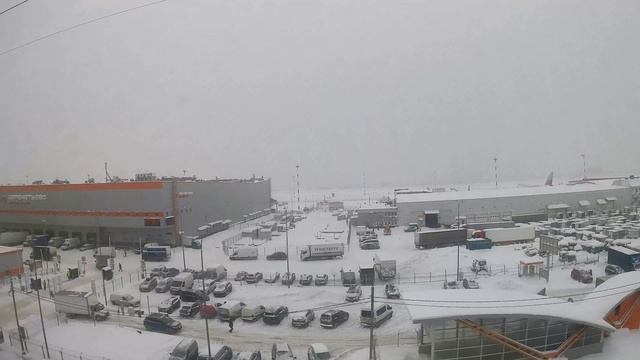 Отправление Аэроэкспресса от терминала В в Шереметьево