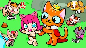 МЕНЯ УДОЧЕРИЛИ КОТЫ В АВАТАР ВОРЛД #tocalifeworld #tocaboca