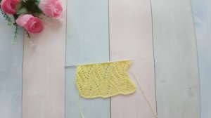 Очаровательный ажурный узор для кардигана, шапки...