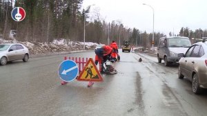 Дорожно-коммунальная служба проводит противопаводковые мероприятия