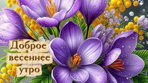 Доброе весеннее утро | Весенние музыкальные открытки с пожеланиями 🤗