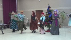 Предновогодний утреник.Дом престарелых.Грязовец.2018г.