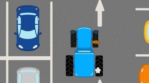 ПАРКОВКА Машин - Кукутики - Учим право и лево Песенка мультик для малышей