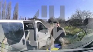 В Луцке тцкшника прокатили на капоте 1