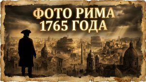 ФОТО РИМА 1765 ДО ФОТОГРАФИИ! Как Вази создал самую необычную карту в мире? Альбом виды Рима