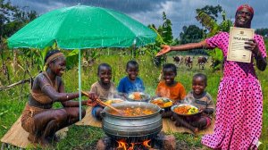 Проливной дождь не смог нас остановить приготовить ужин. Жизнь в Кенийской деревне