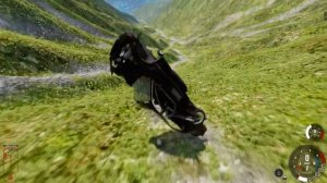 ПОЛИЦЕЙСКАЯ ПОГОНЯ ЗА БАНДИТОМ НА КРАЮ СКАЛЫ! СМЕРТЕЛЬНЫЙ СПУСК В BeamNG.drive