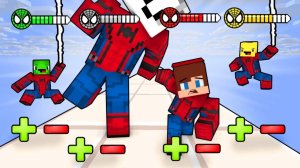 Джей Джей против Майки, Бананакид против Кэрри, ГИГАНТСКИЙ РАШ Человека-паука. Майнкрафт Мультик