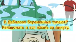 В Дебилово беременные тупые? Канадомать и вся жизнь за минуту.