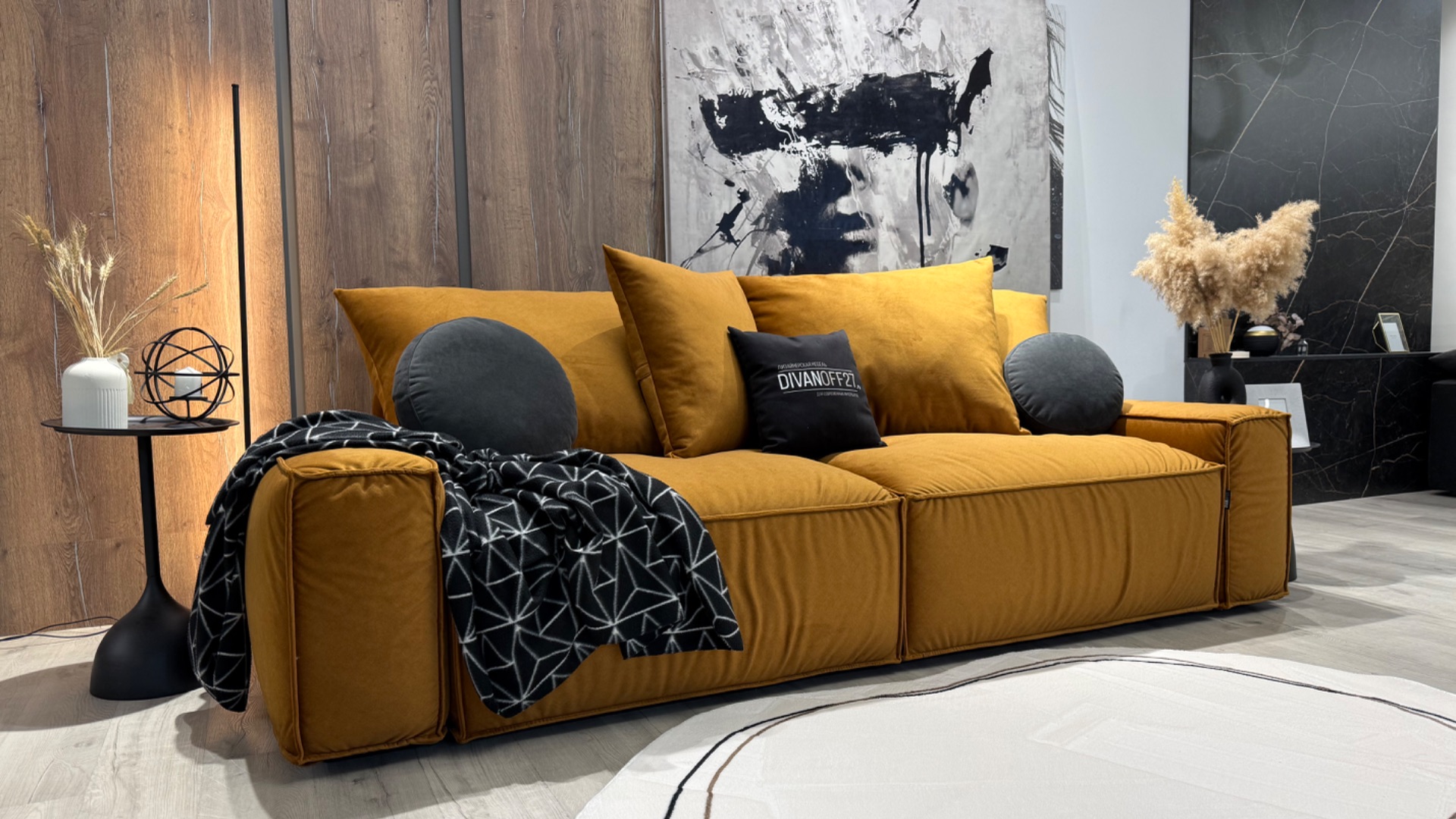 Диван НЭКСИС от фабрики дизайнерской мягкой мебели ДИВАНОФФ27 (собственное производство)
