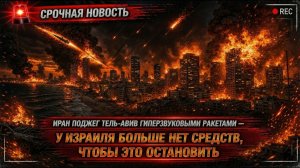 Срочно: Иран бьёт гиперзвуком по Тель-Авиву — Израиль не может остановить → 👤 #Суд_в_Заголовках