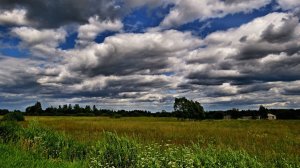 Долога и небо колесом ( неудачная съёмка красивого неба )