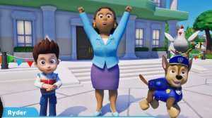 Щенячий патруль. Маршалл. Мэр Гудвэй. Щенки выезжают. Трек джунглевый спасатель. Ч2