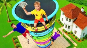 Последний, кто покинет батутную башню, получит 10 000 долларов!