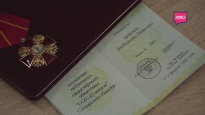 Награждение самарского двигателестроительного предприятия орденом Александра Невского