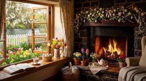 Весенний Камин. Релакс атмосфера для отдыха и сна