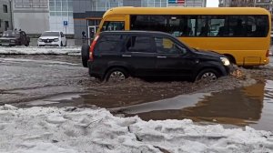 Запахло весной: моря на ул. Декабристов в Бийске (Бийское телевидение)