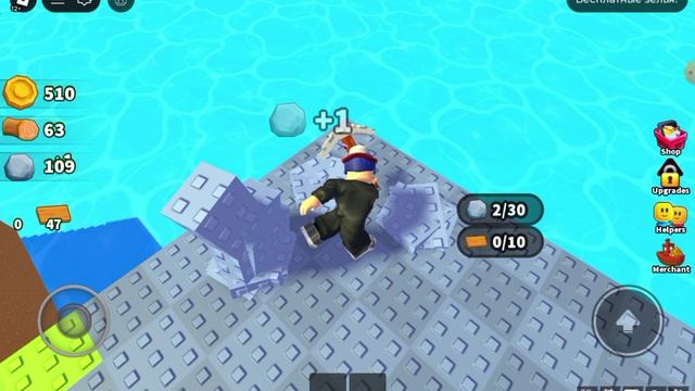 строю свой остров!!!!в роблокс Roblox