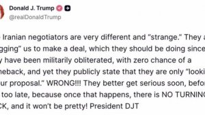 🇺🇸🗣 Мир или последствия: Трамп выступил с жестким предложением к Тегерану

"Иранские переговорщик