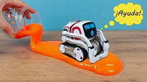 Что случится если робот Cozmo заедет в слайм