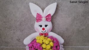 Изготовление корзинки для кроликов! Отличный подарок на Пасху своими руками!