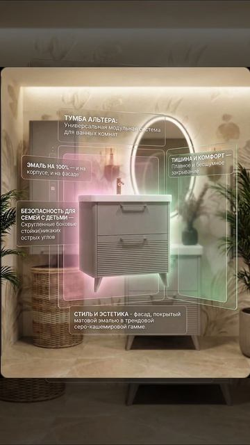 Новинки 2026 года! Тумбы для ванных комнат.