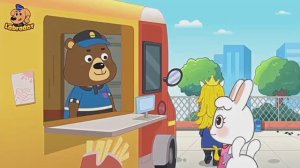 Храбрый шериф Лабрадор, не играйте на сиденье водителя – познавательный мультфильм.