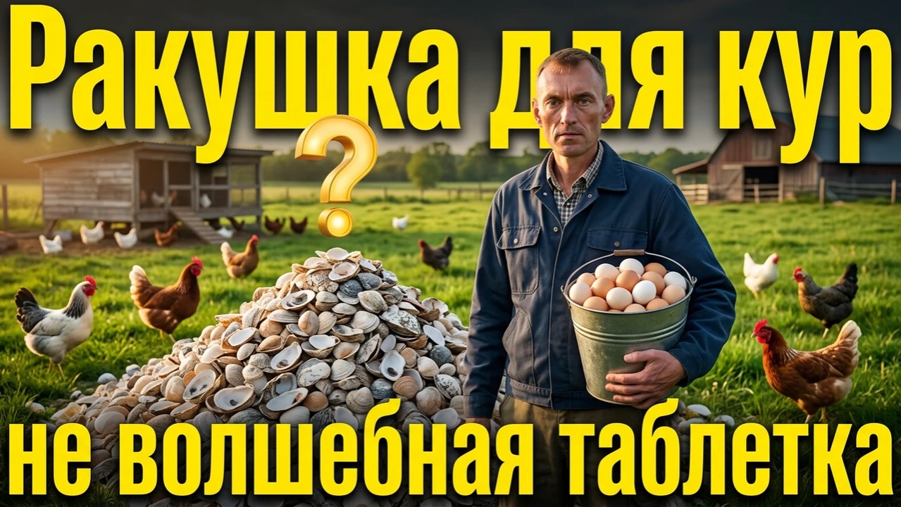 Ракушка для кур не волшебная таблетка